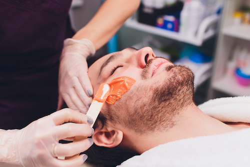 How to Wax Men's Facial Hair